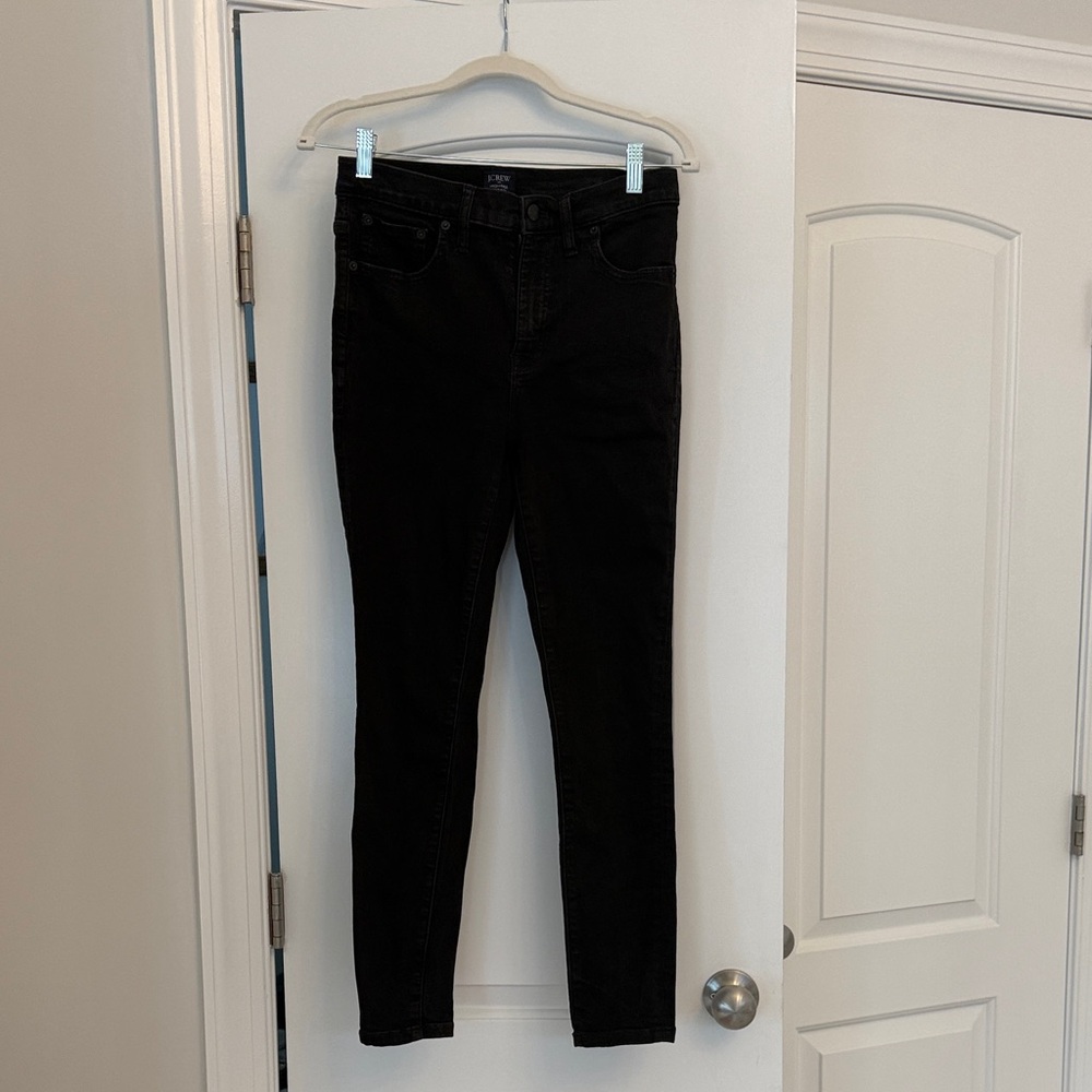 J. Crew Women's Classic Black Skinny Jeans